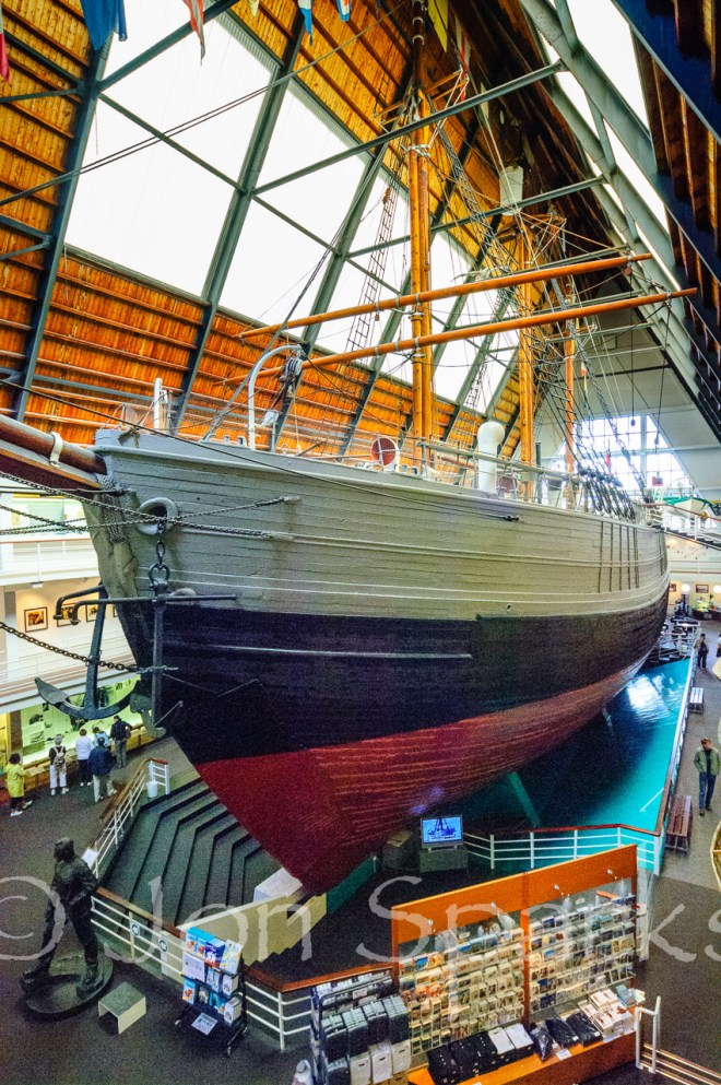 The Fram now resides permanently in a museum in Oslo