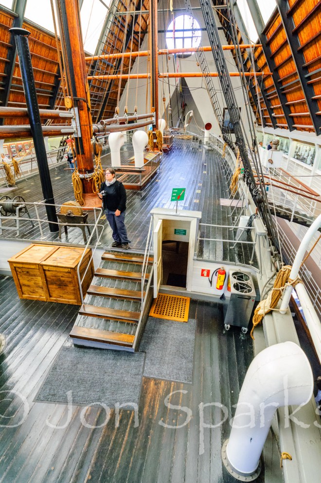 On the deck of the Fram